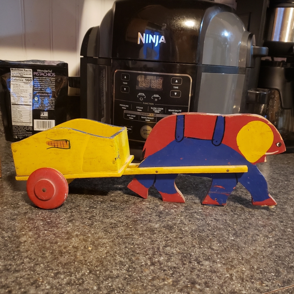 Vintage wooden Little Jim Toy